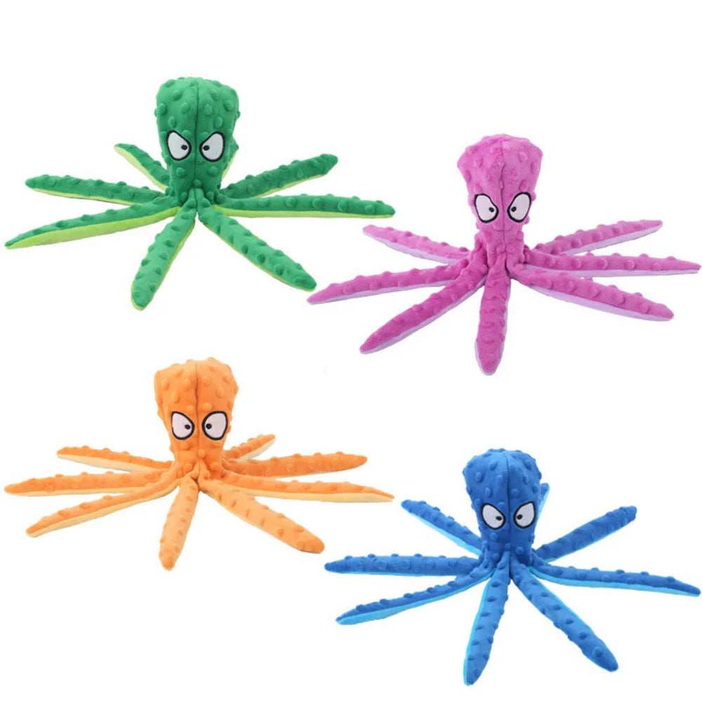 Octopus Crinkle Chew Toy